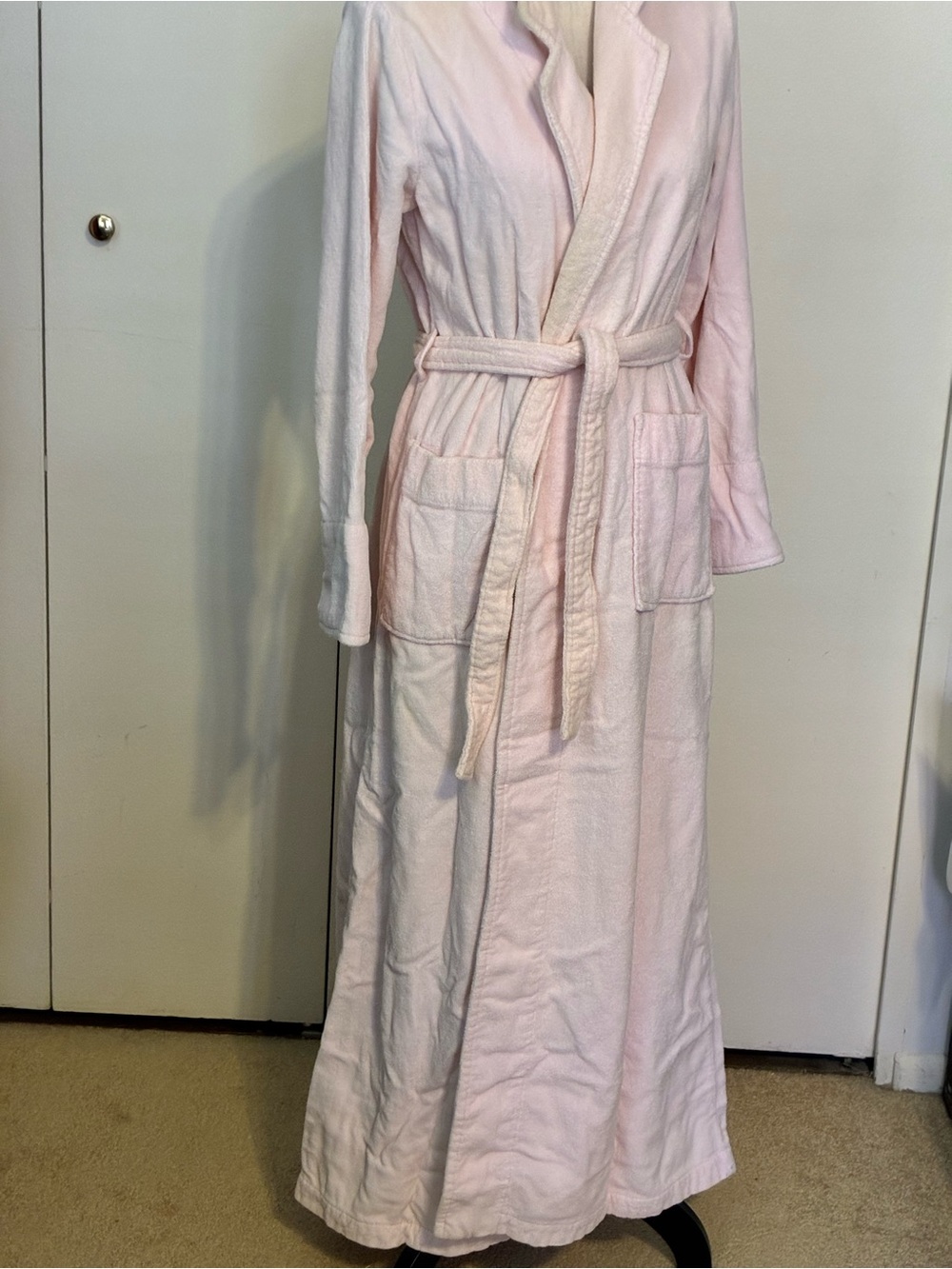 Vintage Brooks Brothers Ladies Long All Cotton, Absorbent Terry Cloth Robe - Picture 2 of 13